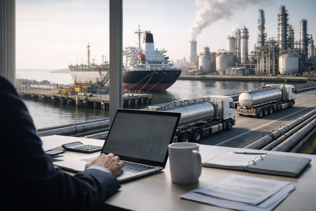 Contraste entre análisis financiero y operación física en el sector energético